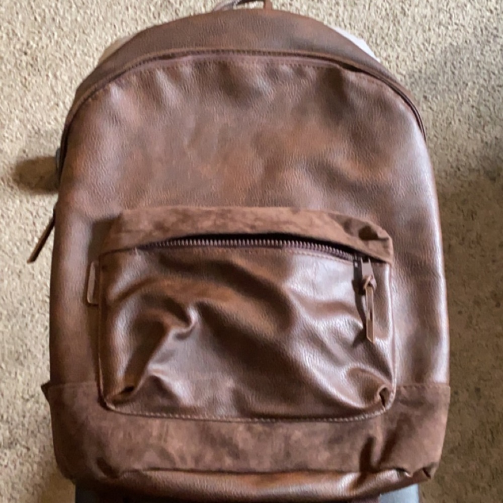 Faux Leather Backpack - Picture 2 of 4
